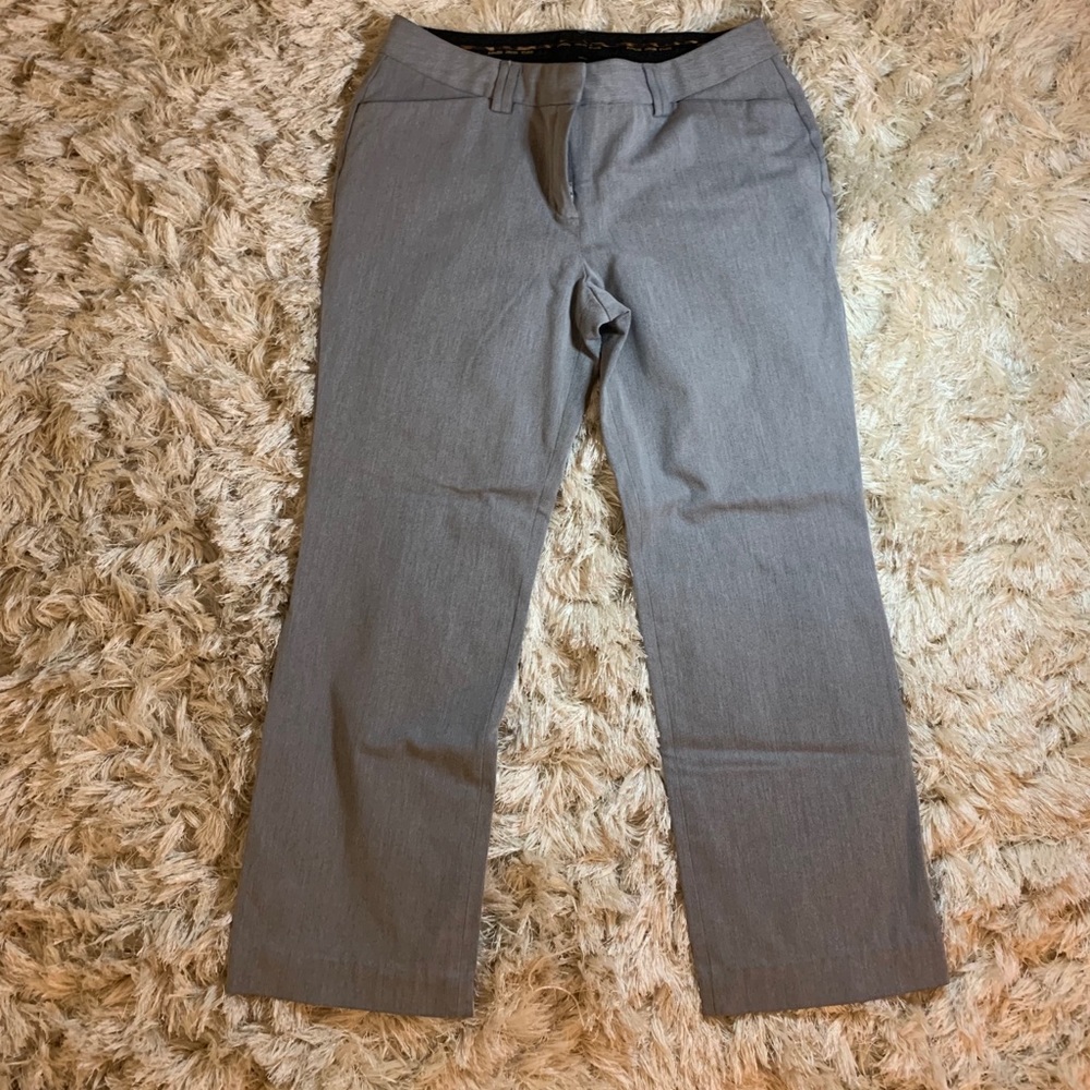 Gray petite dress pant
